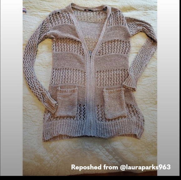 Silver Jean Co. Knit Zip-Up Sweater Women’s Sz S EUC - Picture 5 of 5